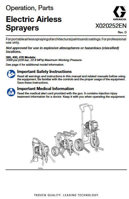 GRACO ULTRA 470 STAND WITH POWERSHOT